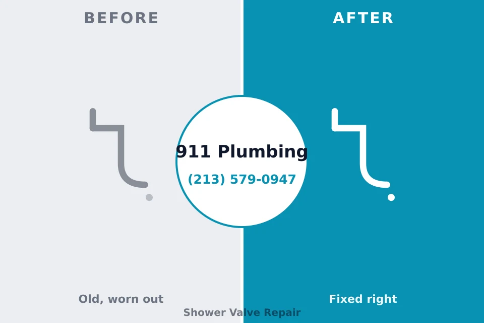 Before and after: plumbing repair Congress, AZ